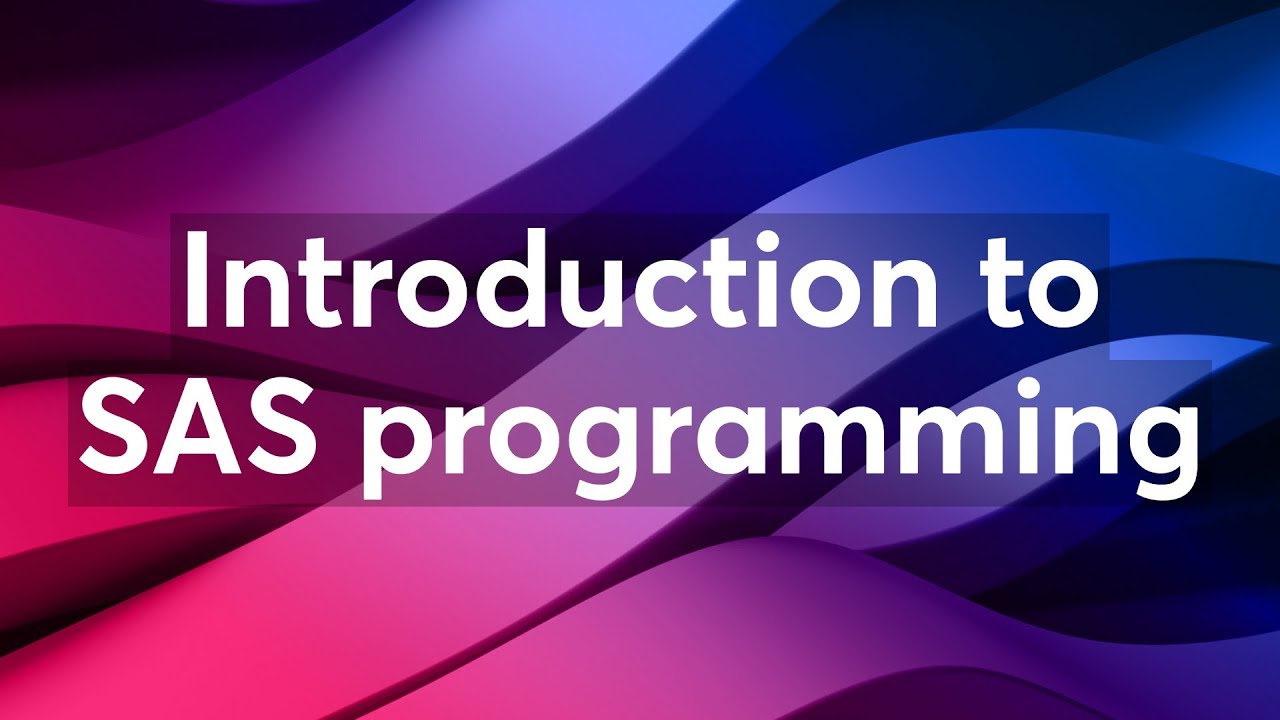Introduction to SAS programming