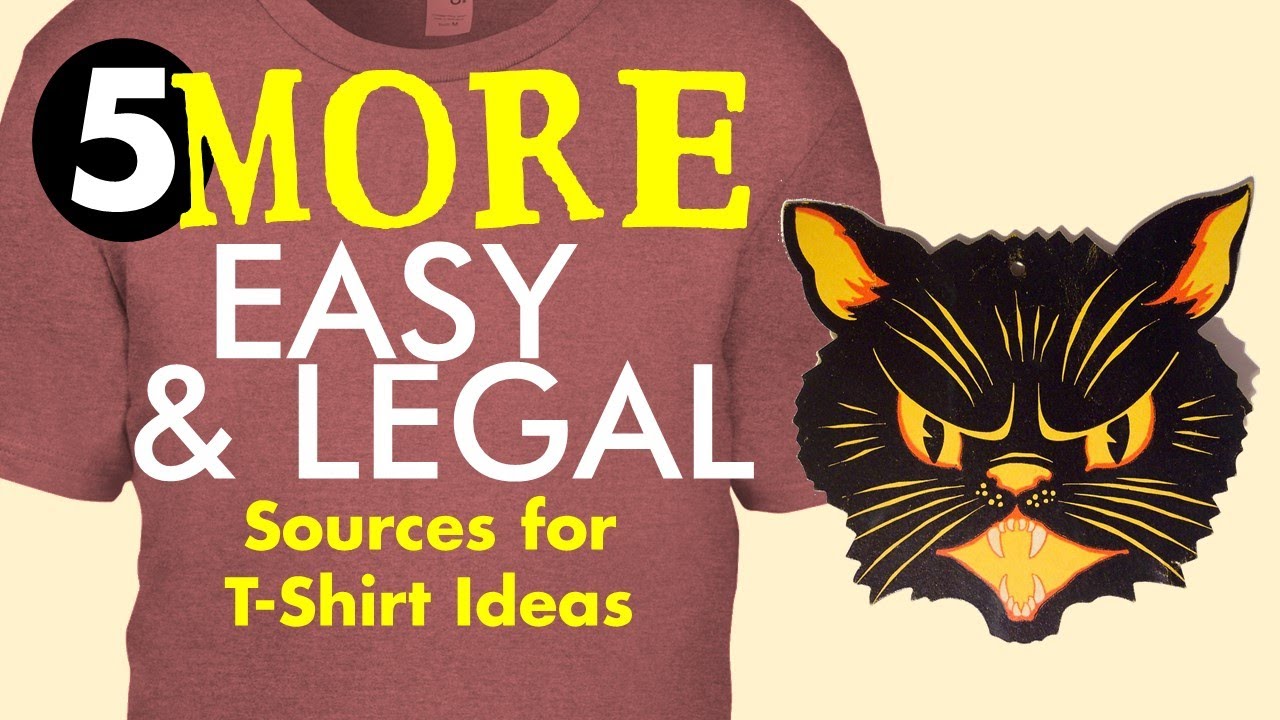 5 MORE EASY & LEGAL PUBLIC DOMAIN SOURCES for Print on Demand (Redbubble, Etsy, Teepublic, etc).