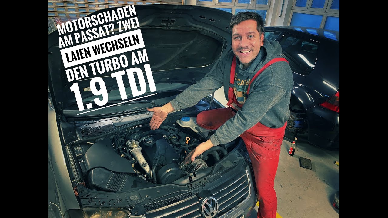 Motorschaden am Passat? Zwei Laien wechseln den Turbo am 1.9 Tdi!