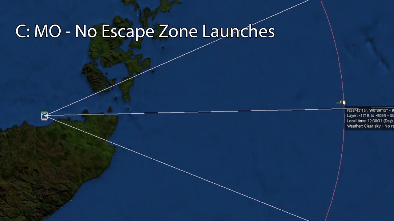 C: MO - No Escape Zone Launches