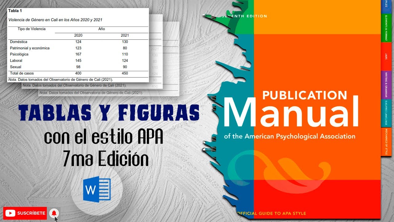 TABLAS Y FIGURAS SEGÚN LAS NORMAS APA 7ma EDICIÓN 2023