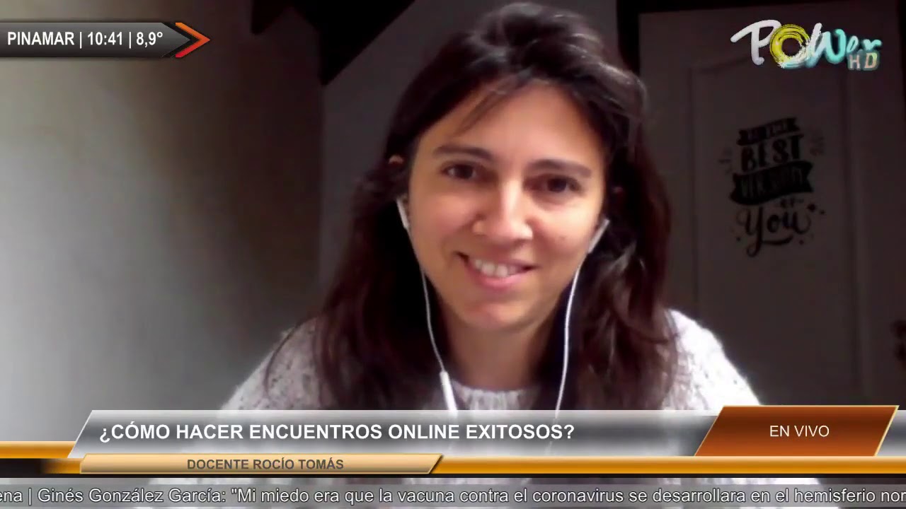 ROC&Iacute;O TOM&Aacute;S. DOCENTE UADE. &iquest;C&Oacute;MO HACER ENCUENTROS ONLINE