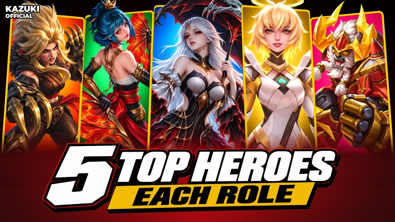 TOP 5 META HEROES FROM EVERY ROLE TO BAN OR PICK AFTER PATCH 2.2.16