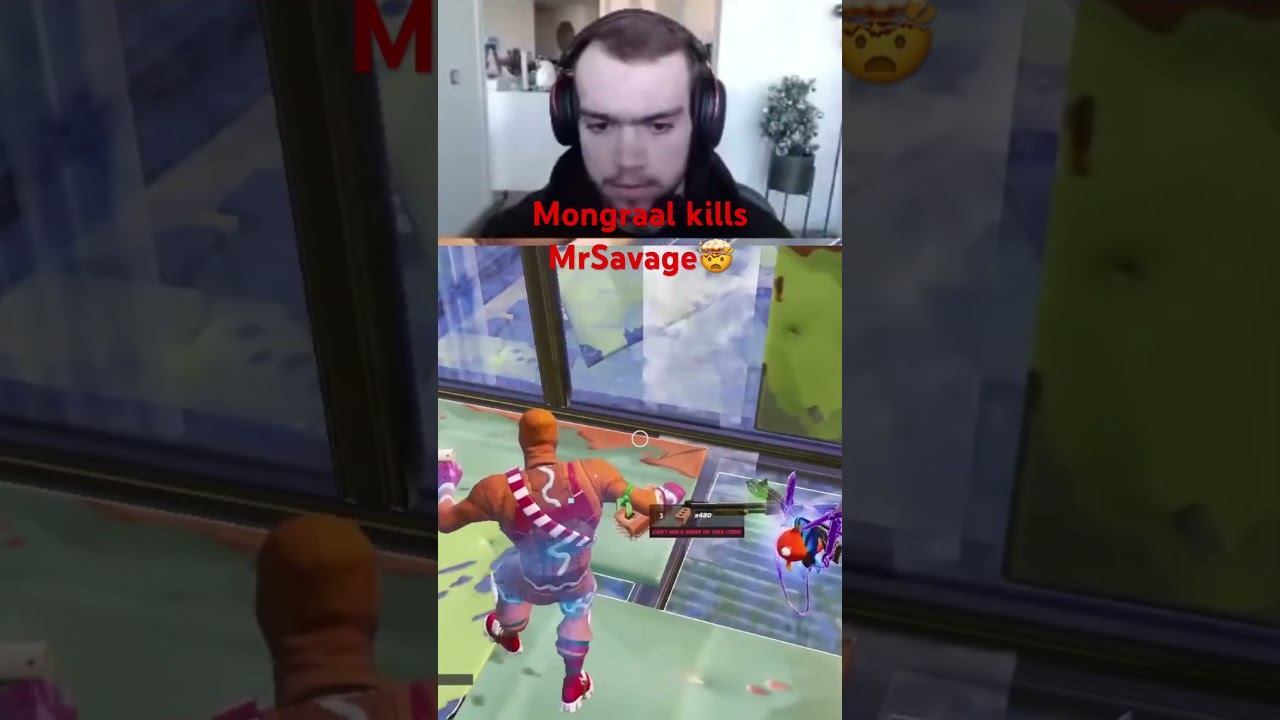 Mongraal kills MrSavage🤯#mongraal #fortnite #fortniteshorts #fortnitebattleroyale #viral