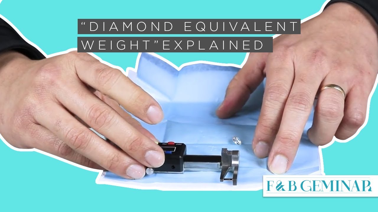 What is "Diamond Equivalent Weight" or "DEW" for Moissanite v. Diamond?