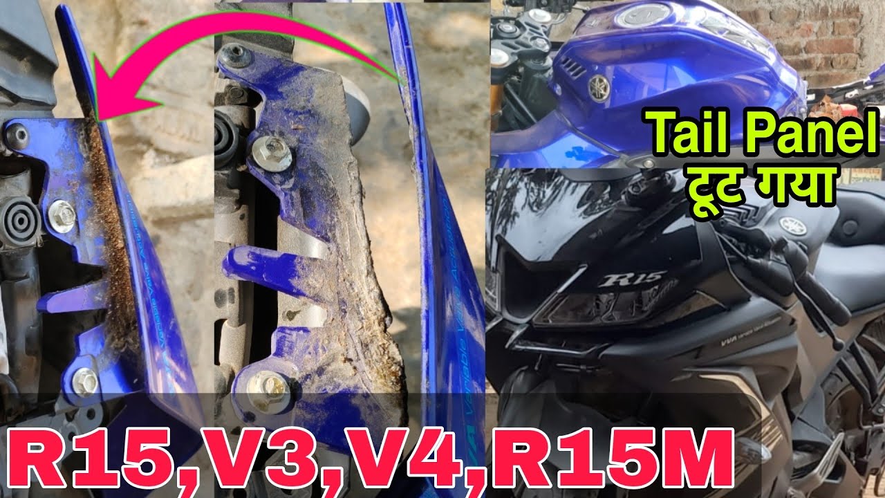 Back Panel Creaking R15 |r15 rear tail panel repair|tail panel repair yamaha r15 v4|tail panel R15M
