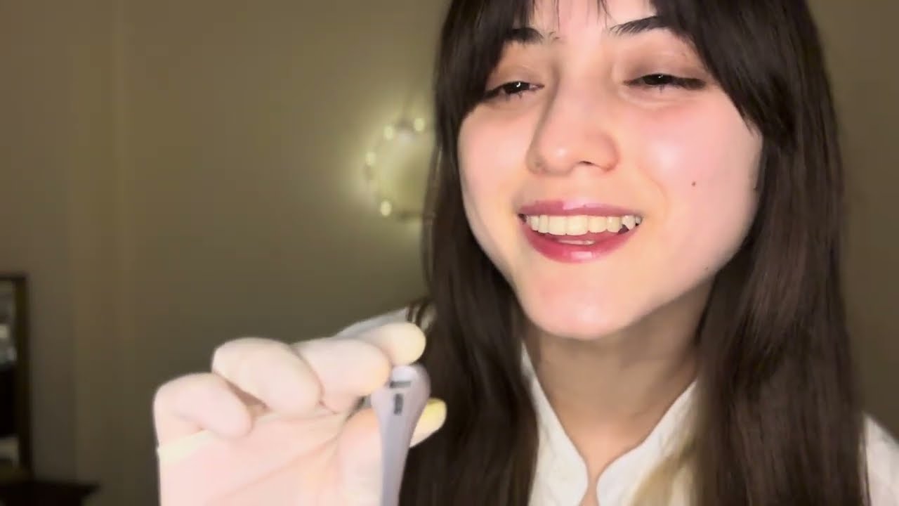 ASMR| Nighttime Nurse Check-Up. Gloves | Light triggers | Pills sorting | Writing sounds *whispered*