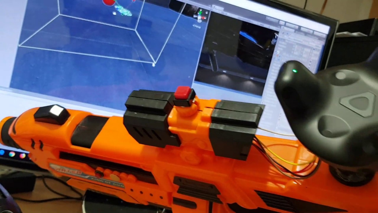 VIVE TRACKER - Zu einer funktionierenden Waffe mit Tasten umgewandelt PART 3