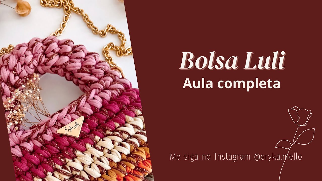 Bag mini gringa versão canhota - Aula completa ✨