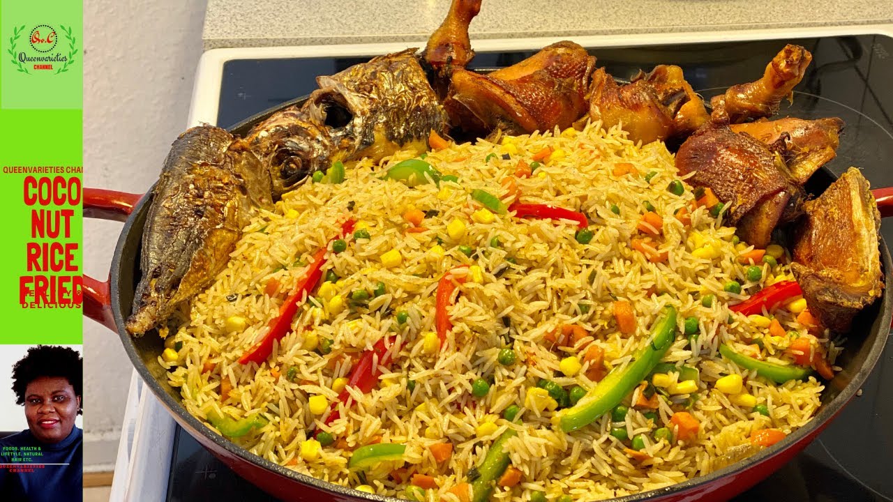COCONUT RICE RECIPE: How To Make The Best Coconut Fried Rice / best coconut rice recipe