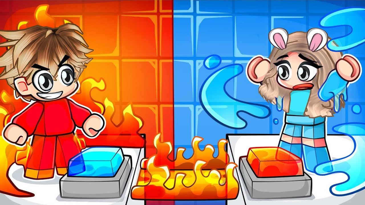 Can We Beat 2 PLAYER ELEMENTAL PUZZLES In Roblox!