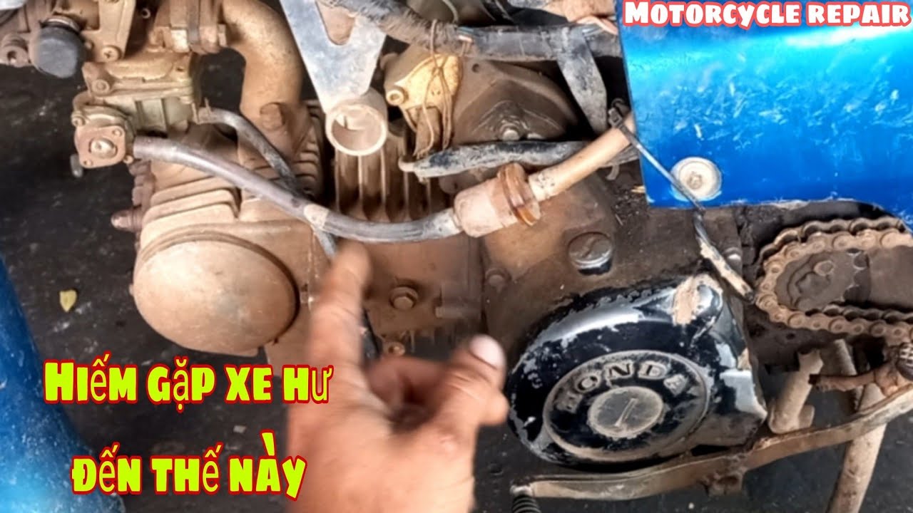 Làm nghề hiếm gặp xe này đủ bệnh/ Sửa chữa xe máy