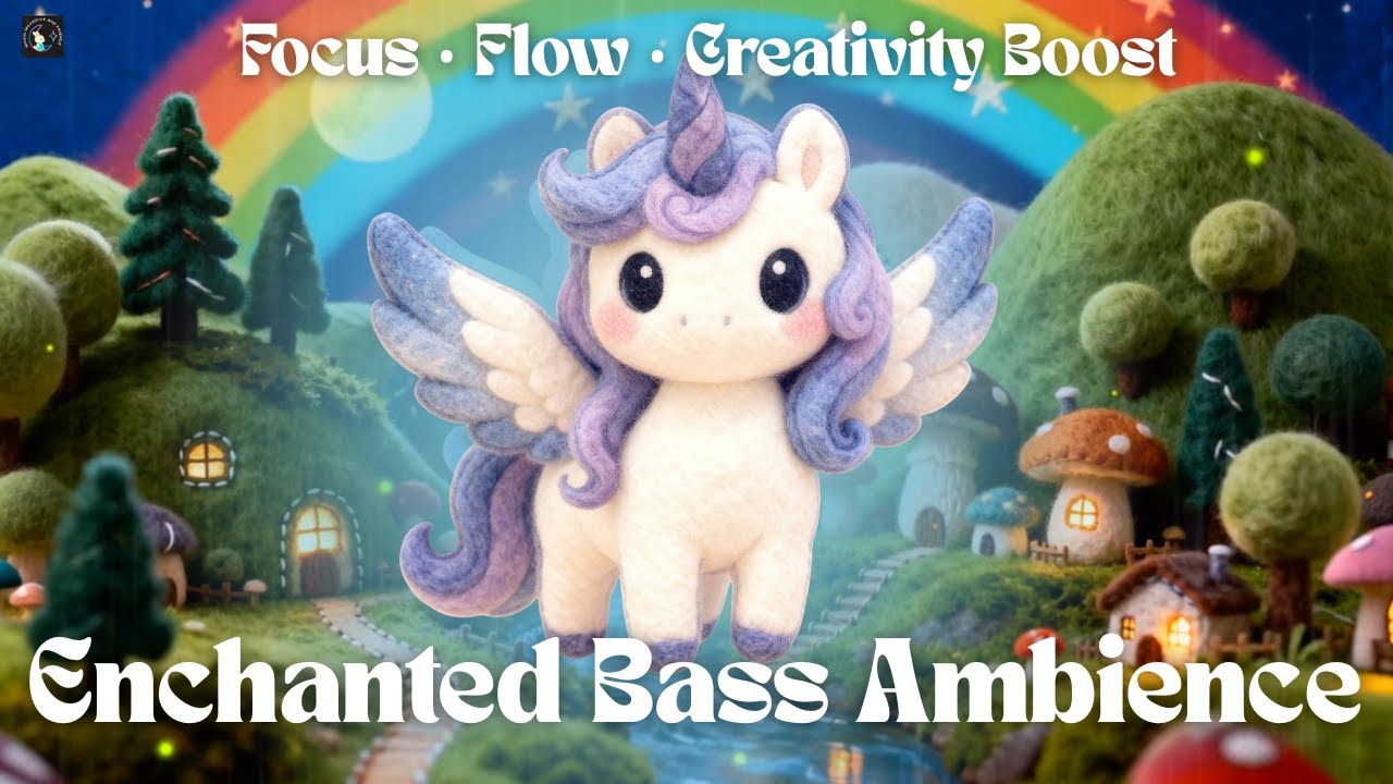 Opal’s Mushroom Village | Enchanted House Music Ambience (1 HR) | Rain • Focus • Creative Flow