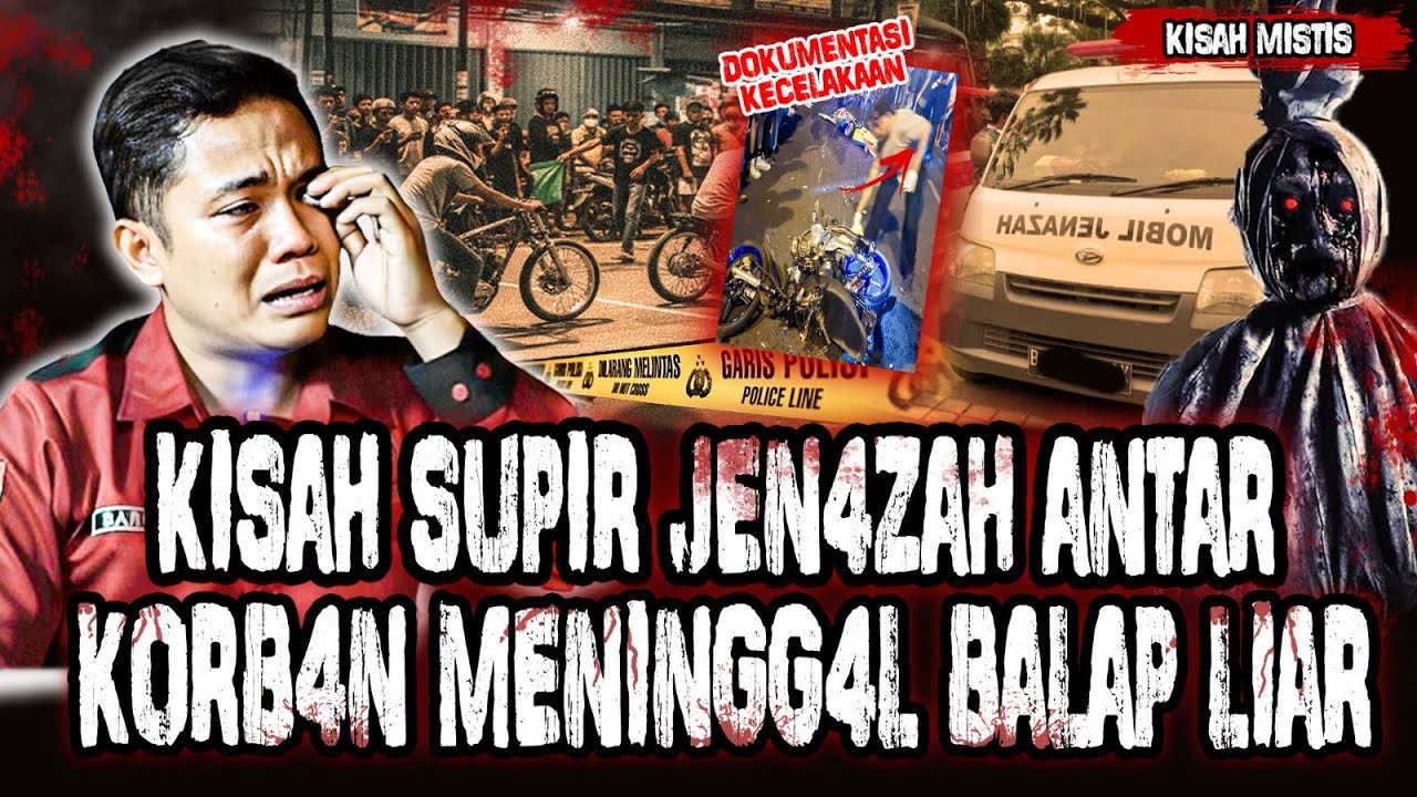 KISAH HOROR SUPIR JENAZ4H!! MALEM2 ANTER KORBAN LEWAT JALAN KRAMAT JAWA TENGAH!! 