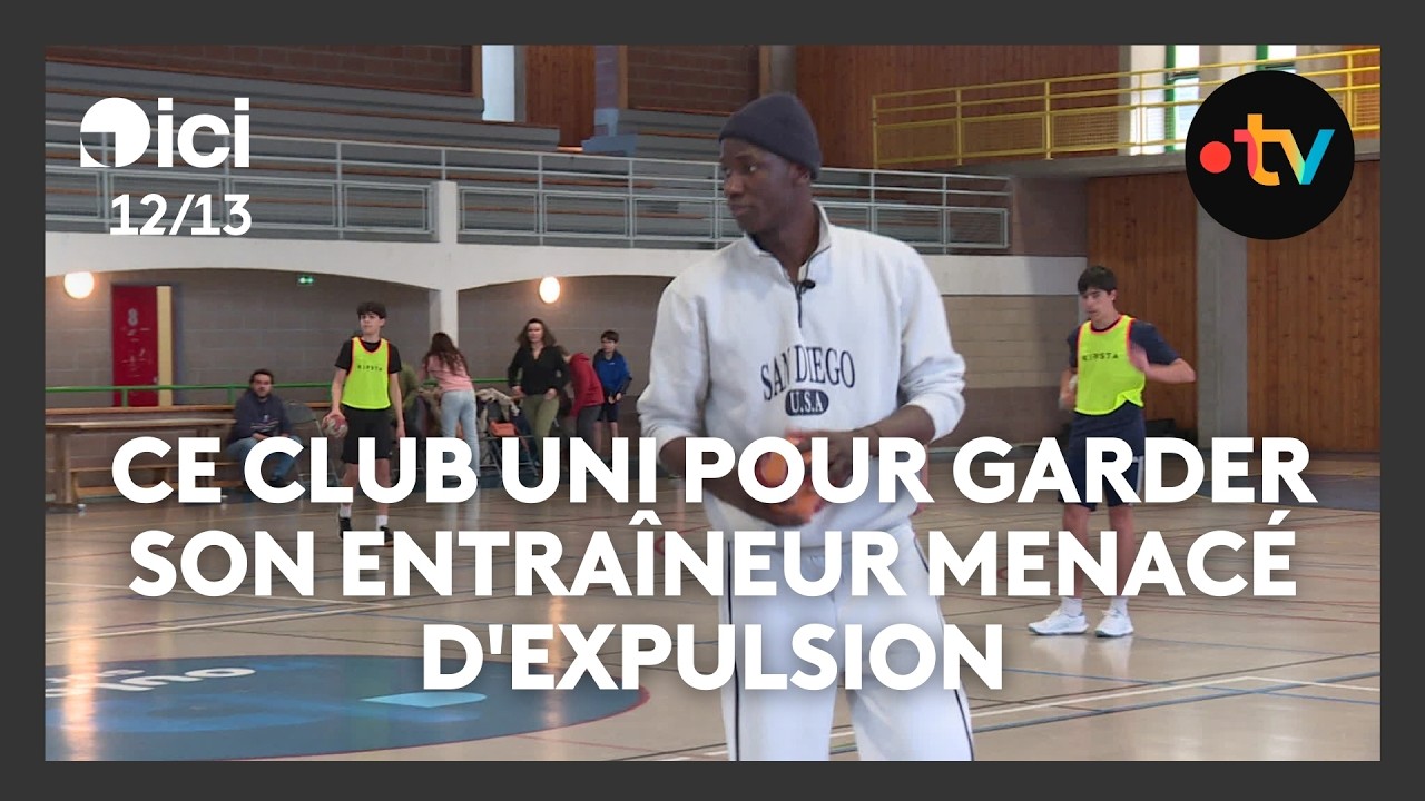 Ce club de handball uni pour garder son entraîneur menacé d'expulsion