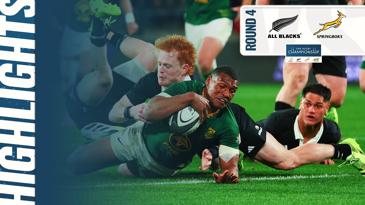 NEW ZEALAND v SOUTH AFRICA | The Rugby Championship 2025 | Round 4