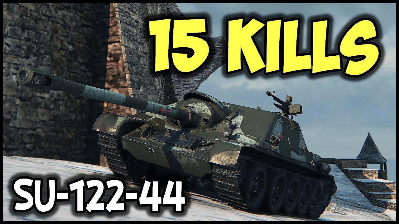 СУ-122-44 - 15 Kills - 5.5K Damage - World of Tanks СУ-122-44 Gameplay