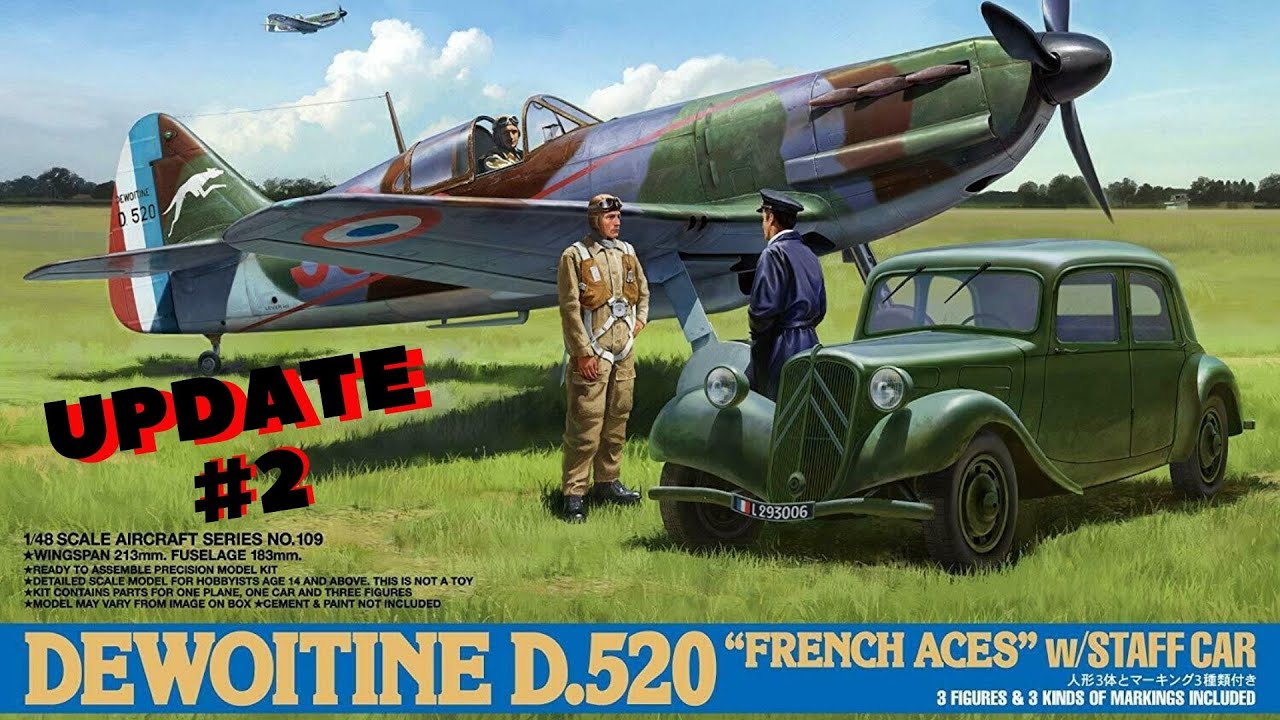 1/48 Tamiya Dewoitine D.520 Update 2.