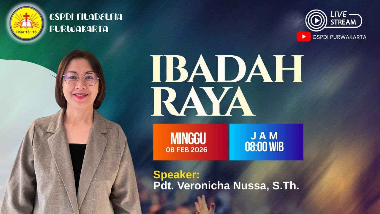 Ibadah Raya, 08 Februari 2026