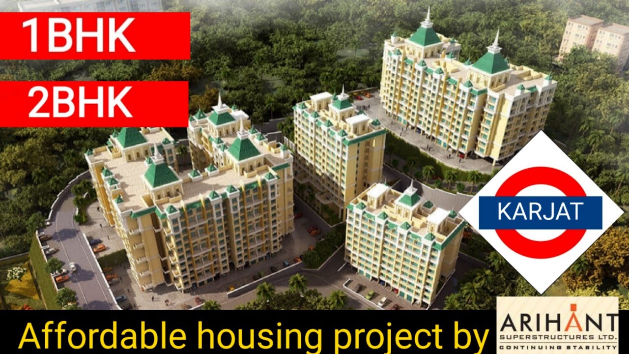 KARJAT 1BHK , 2BHK / ARIHANT ALOKI / AFFORDABLE HOUSING PROJECT  / NEAR KARJAT STATION /