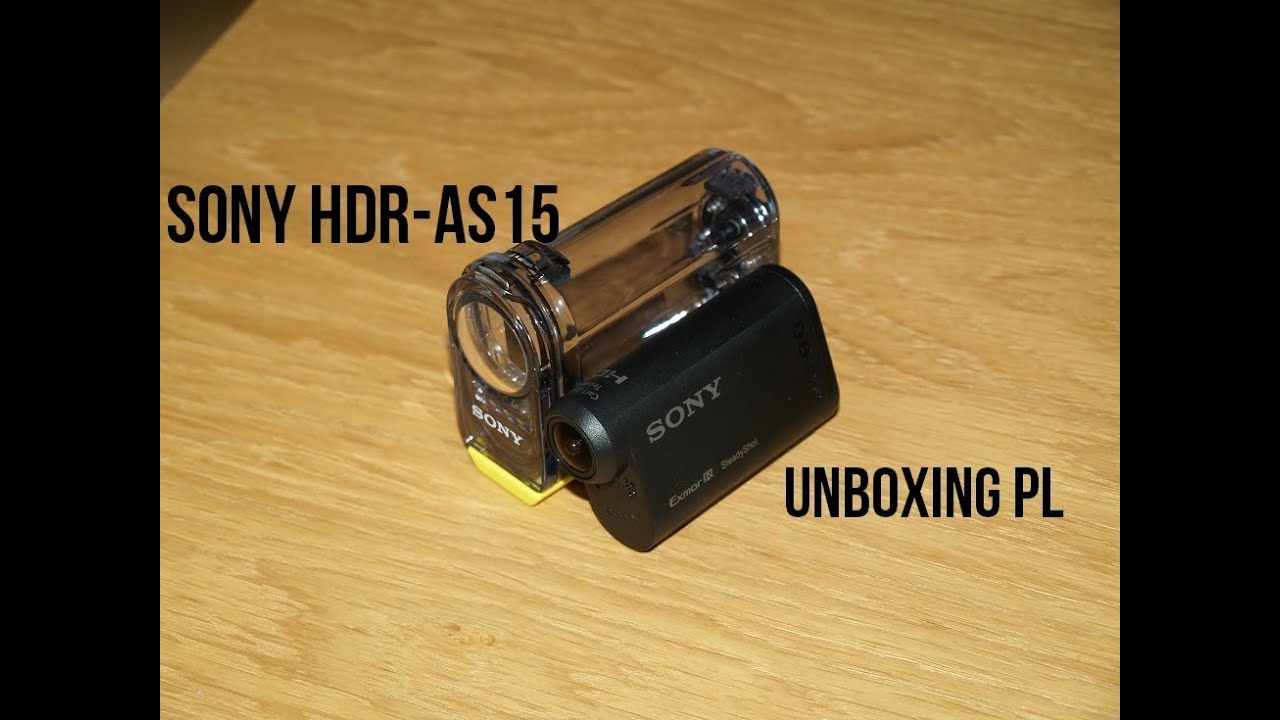 Sony HDR-AS15 - Unboxing Wieczorową Porą PL