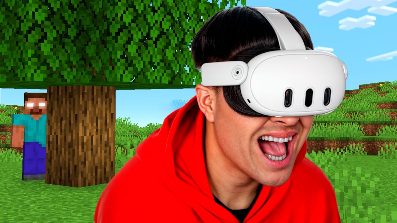 Sobreviv&iacute; en Minecraft pero en Realidad Virtual!