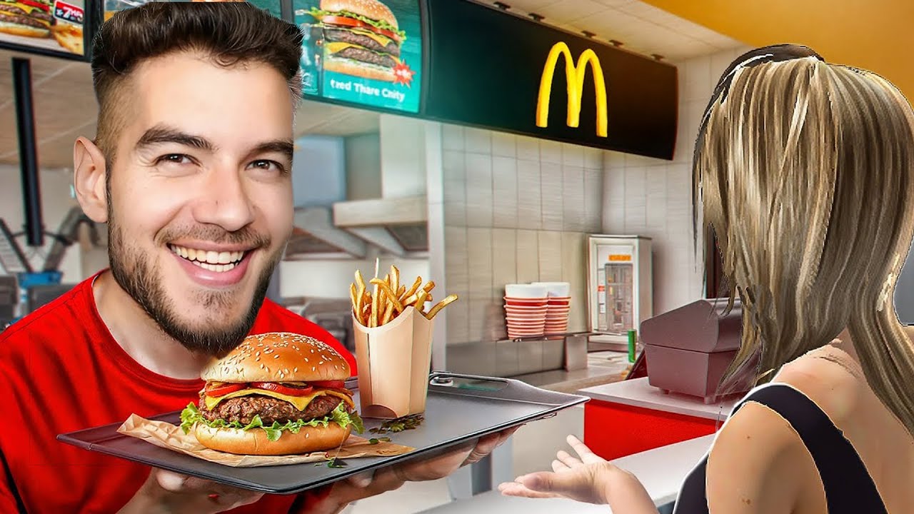 Aici Sau La Pachet? 😂 (Fast Food Simulator Ep.2)