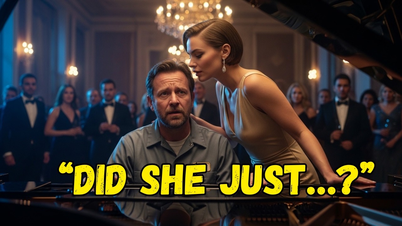 Mocked janitor dad played piano—billionaire heiress heard him and whispered “Marry me”