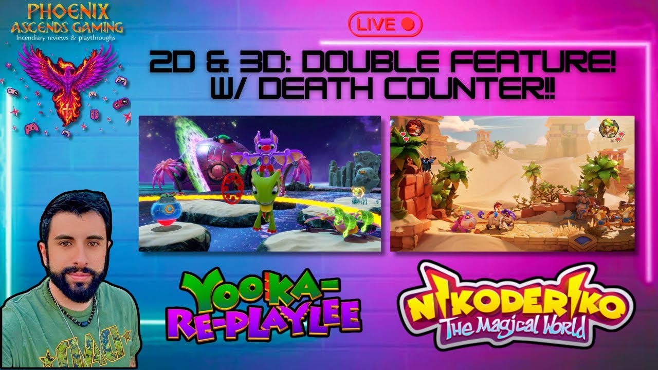 EPIC DOUBLE‑FINALE EVENT! | Yooka Replayee + Nikoderiko The Magical World- Phoenix Ascends Gaming