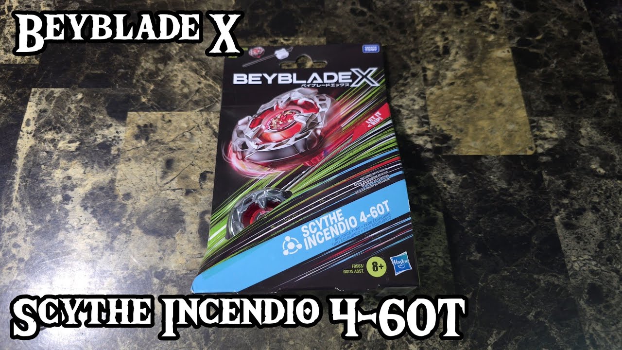 Beyblade X Scythe Incendio 4-60T Five Below Unboxing 