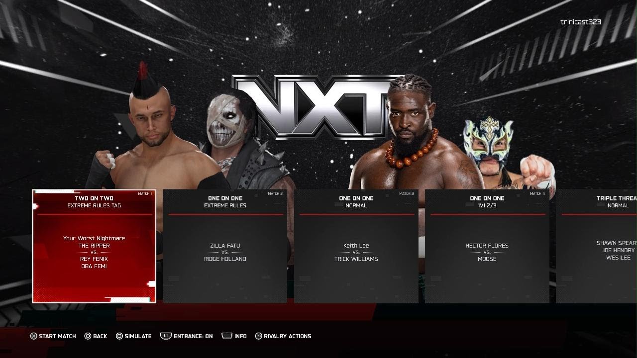 WWE 2K25_ The Bullies vs Rey Fenix & Oba Femi