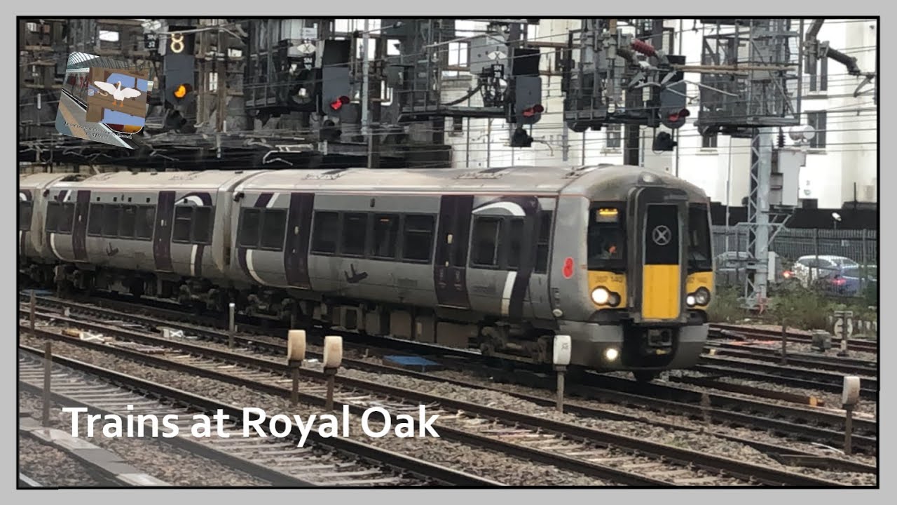 GWR, Heathrow Express and London Underground Trains at Royal Oak