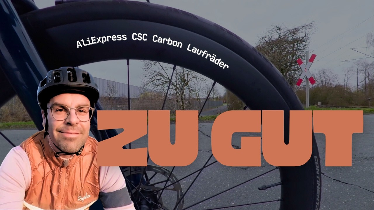 Zu gut um wahr zu sein? 360€ CSC Carbon Laufräder von AliExpress – 65 km erster Eindruck