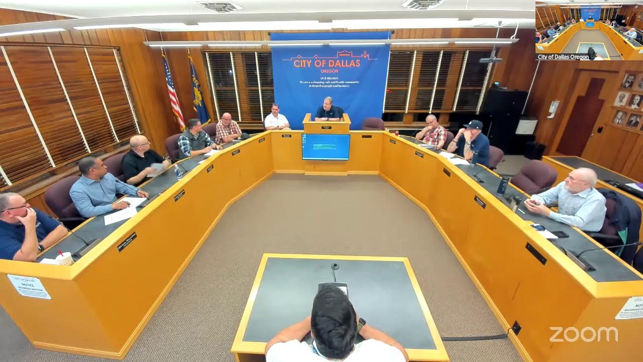 City of Dallas Oregon's City Council and Urban Renewal Agency Meetings March 16, 2026