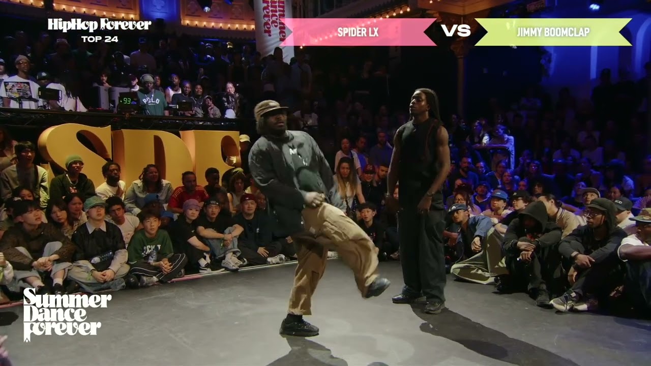 Spider LX против Jimmy Boomclap: ТОП-24 Hiphop Forever | Summer Dance Forever 2025