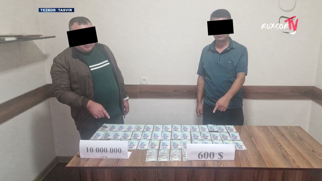 FAVQULODDA VAZIYATLAR TUMAN BO'LIMI BOSHLIG'I PORA OLAYOTGANDA QO'LGA OLINDI