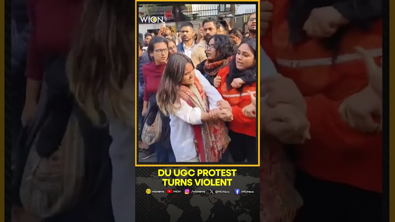 Delhi University Horror: Journalist Attacked by 500-Person Mob Over Caste | WION Shorts