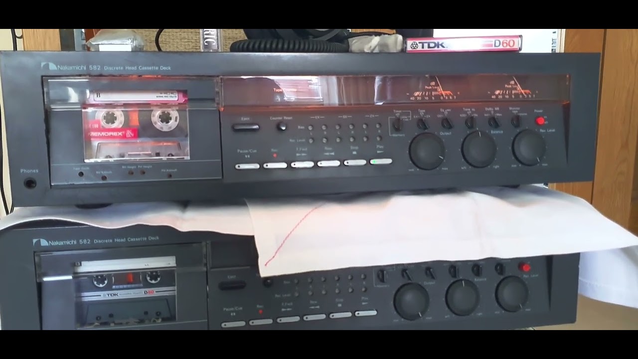 Nakamichi 582  , Complete overhaul  both units , Excellent