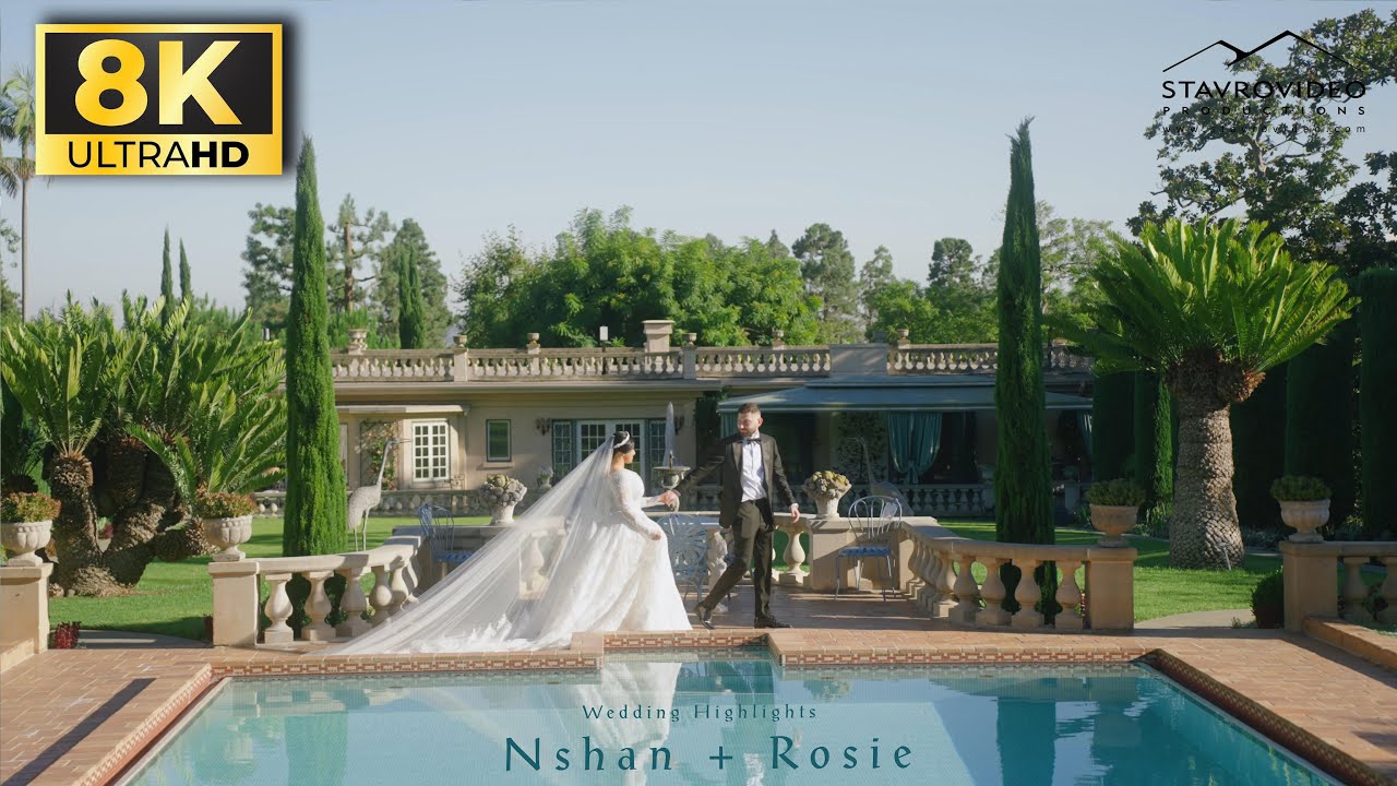 Свадьба Ншана и Рози: лучшие моменты в формате 8K UHD в зале &laquo;Ренессанс&raquo;, церкви Святого Петра и ...