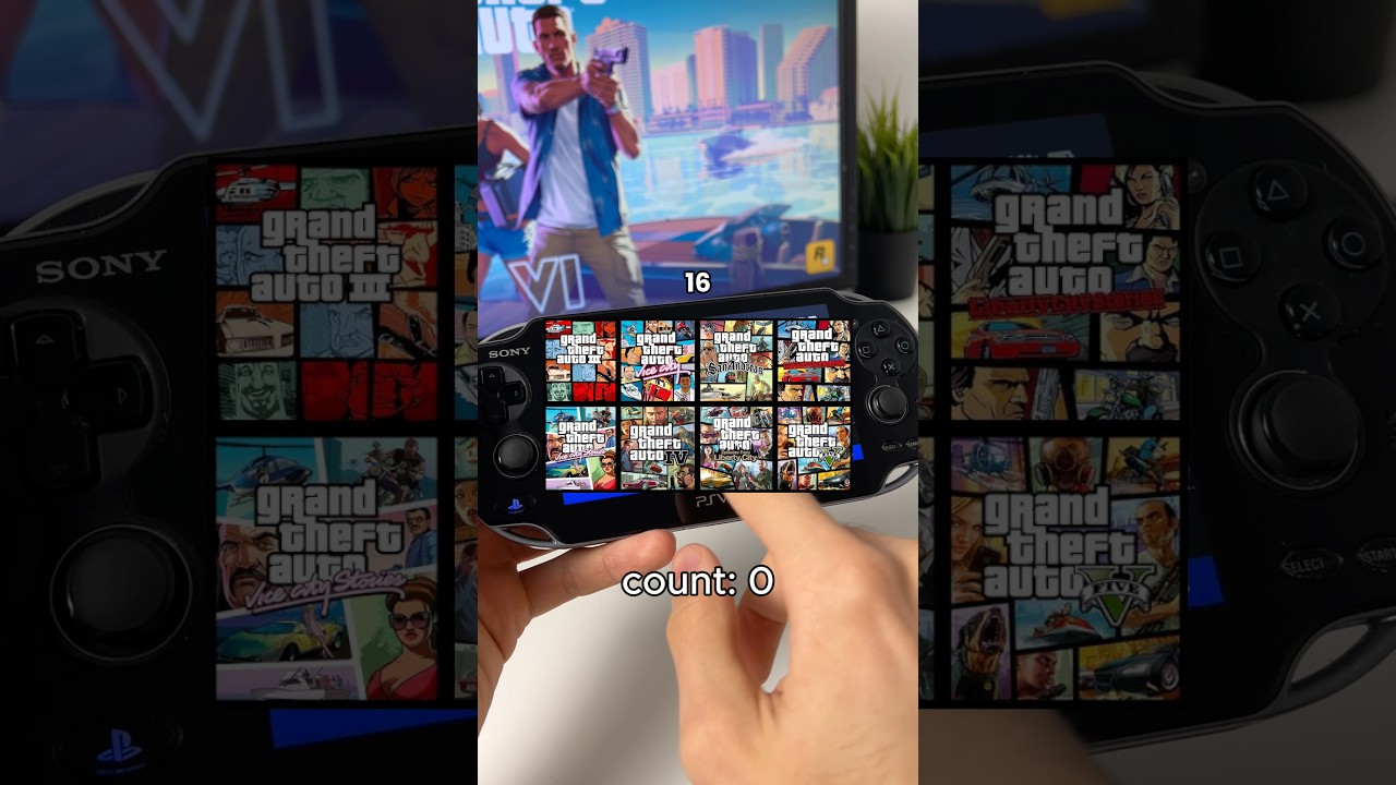 How many GTA games are on the PS Vita?