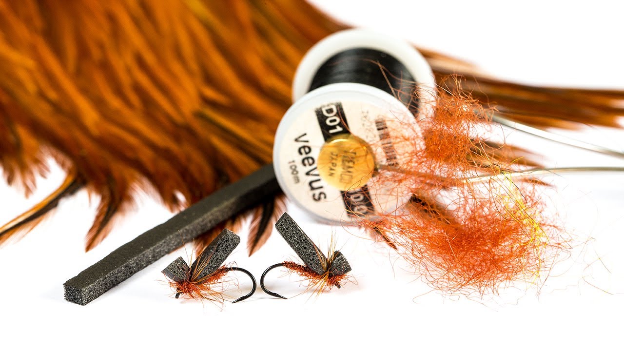 Gandhi's Flip Flop Fly Fishing Pattern - Icelandic Brown Trout Dry Fly. Laxardal. Gandi. Flipflop.