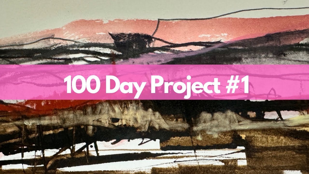 Embarking On A Watercolor Journey: Day 1 Of My 100 Day Project!