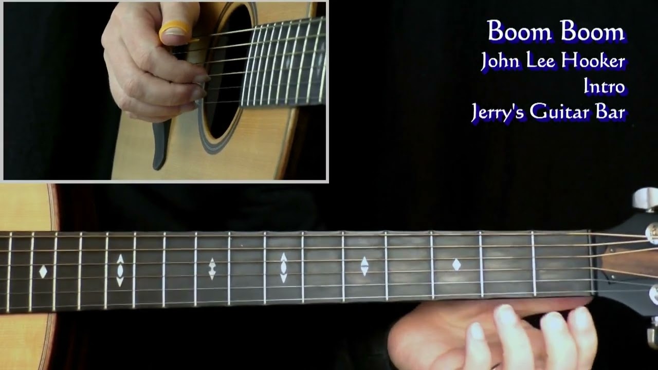 John Lee Hooker Boom Boom | Intro Guitar Lesson