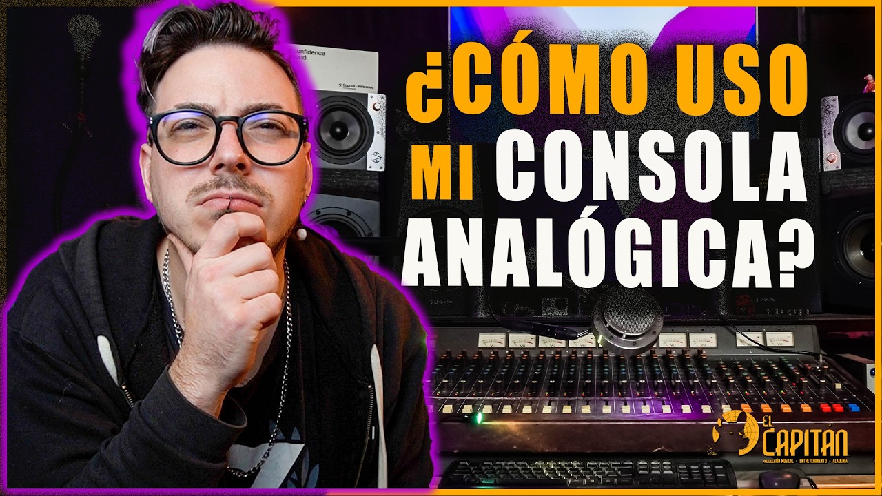 Cómo uso mi CONSOLA ANALÓGICA Vintage (Que podés y que NO podés hacer) | El Capitán estudio