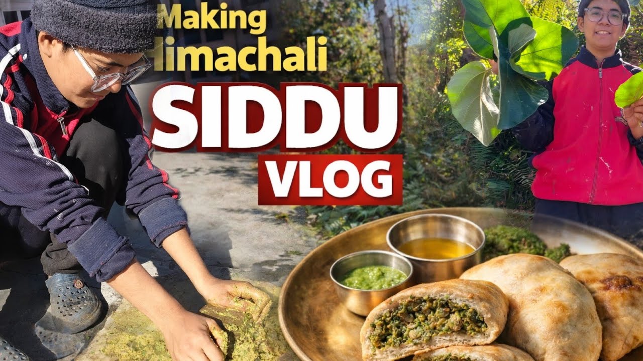 Traditional Kullu Siddu | Pahadi Style Cooking Vlog |Aashish Thakur |