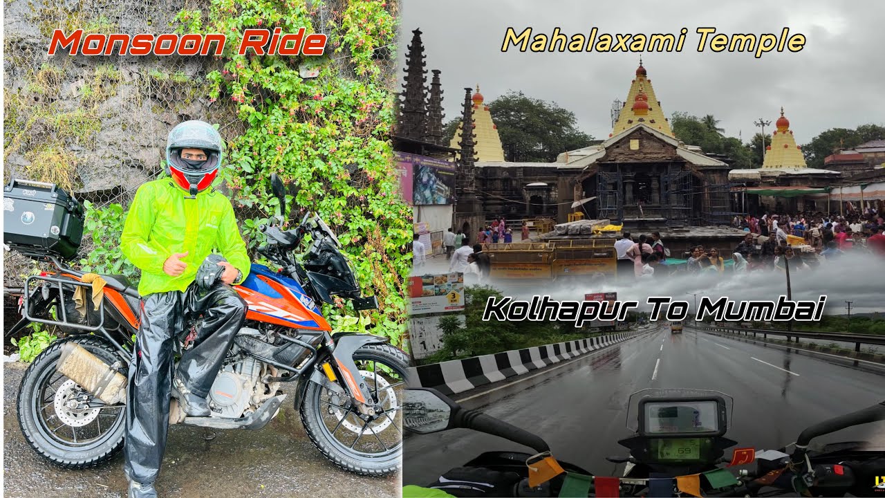 Kolhapur To Mumbai - Monsoon Bike Ride NH48 - Lonavla Ghat View Point