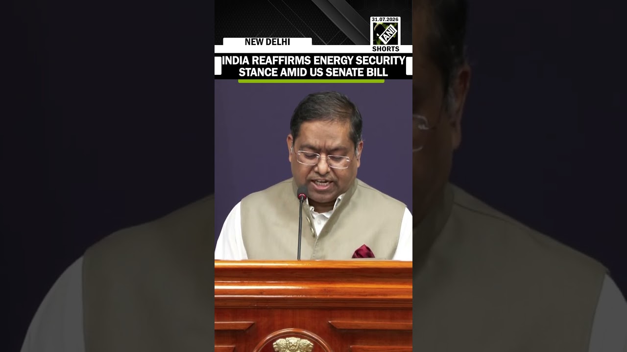 Responding to ANI&rsquo;s question, MEA reaffirms India&rsquo;s energy security stance amid US Senate Bill