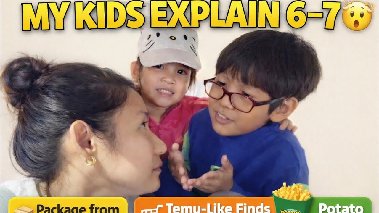 MY KIDS EXPLAIN 6–7 🤯 | PACKAGE FROM NANAY | TEMU-LIKE FINDS + POTATO CORNER