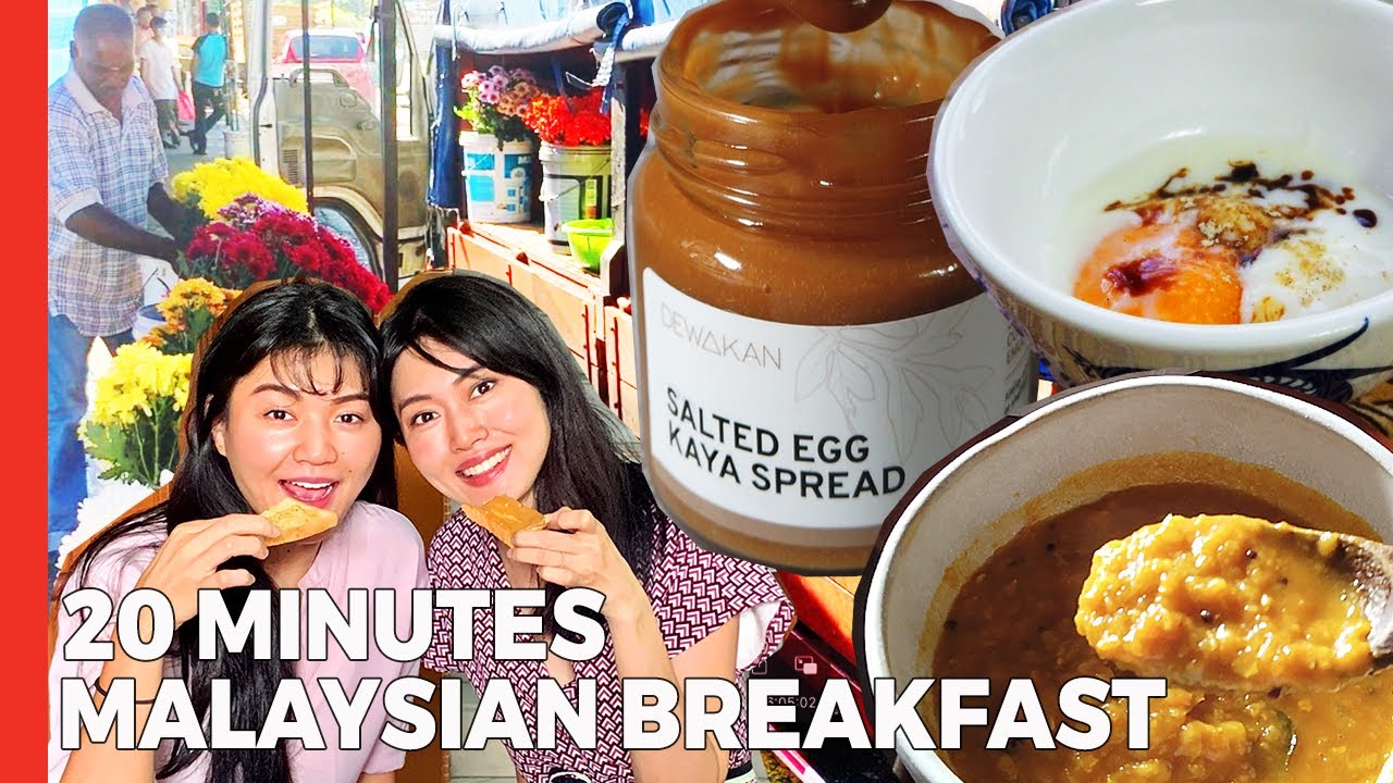 Malaysian Breakfast in 20 Minutes (Kaya Toast + Roti Canai with Dal + Soft-Boiled Eggs)