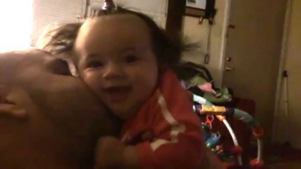 Slow mo baby zerbert = dinosaur scream
